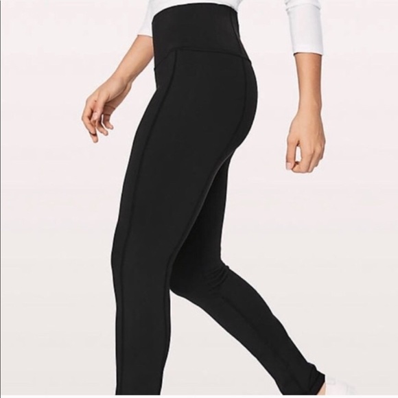 lululemon athletica Pants - Lululemon Skinny Groove Leggings Black